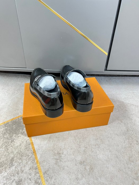 Shoes Louis Vuitton business loafer Black 004