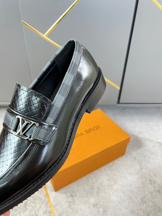Shoes Louis Vuitton business loafer Black 004