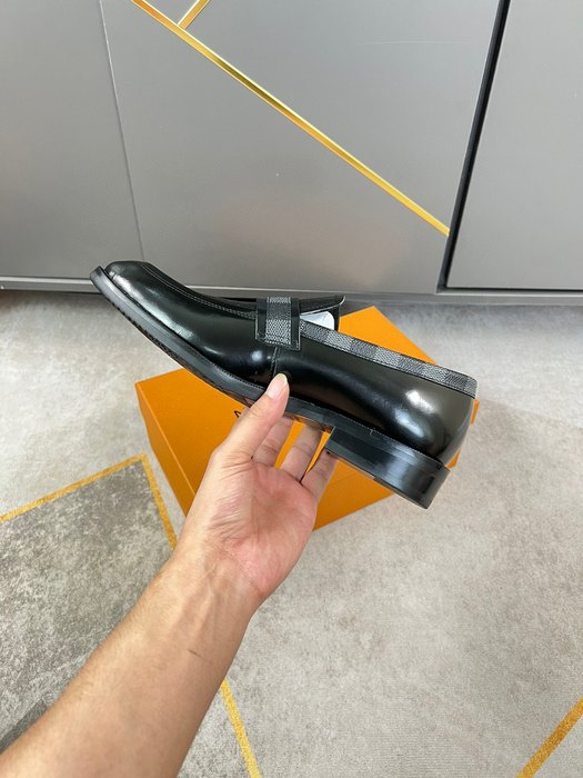 Shoes Louis Vuitton business loafer Black 004