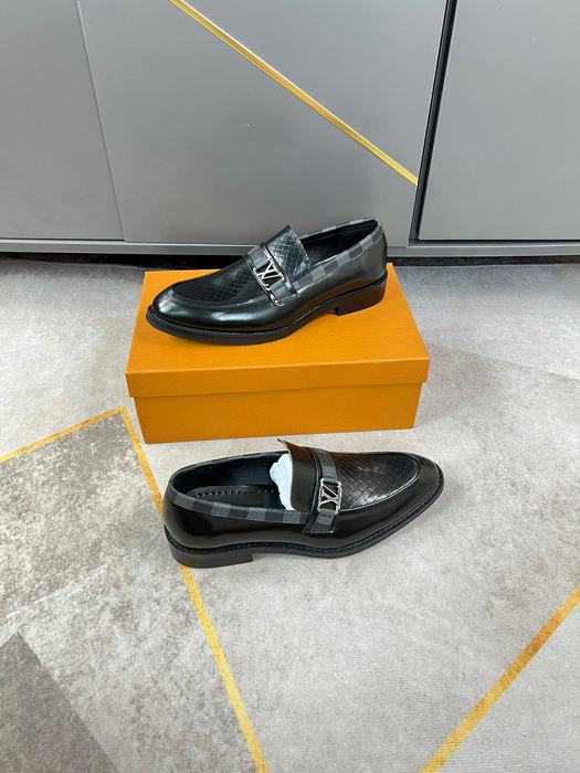 Shoes Louis Vuitton business loafer Black 004