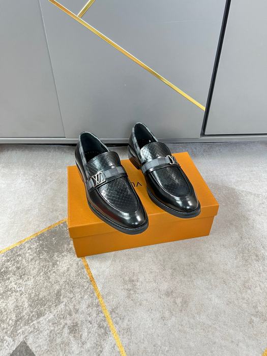Shoes Louis Vuitton business loafer Black 004