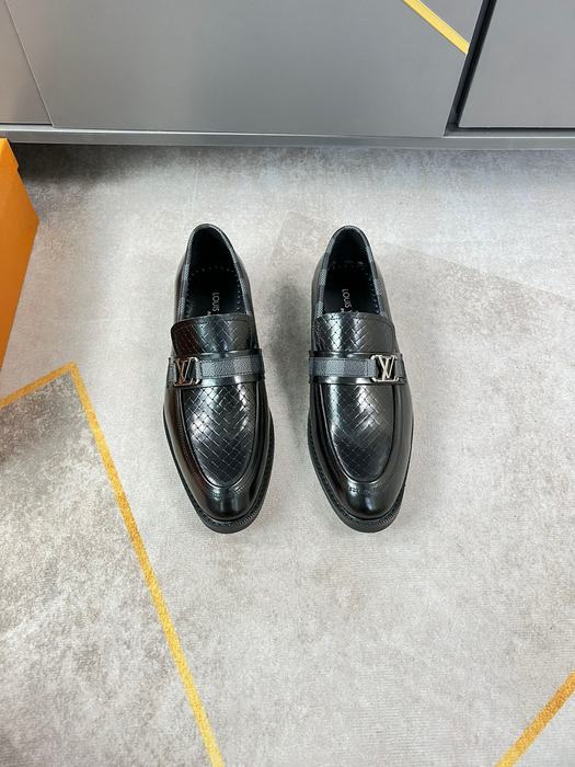 Shoes Louis Vuitton business loafer Black 004