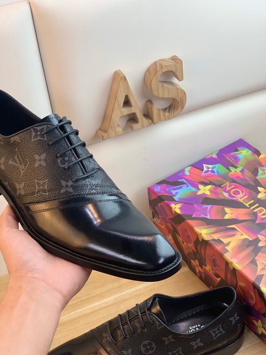 Shoes Louis Vuitton business oxford Black 001