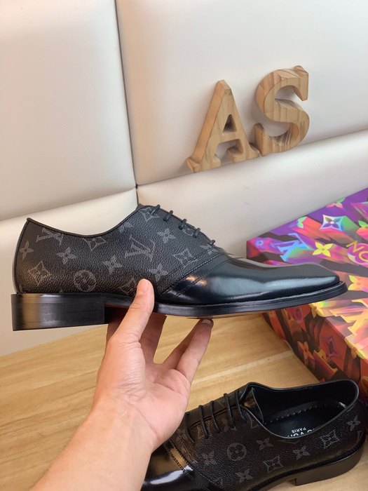 Shoes Louis Vuitton business oxford Black 001