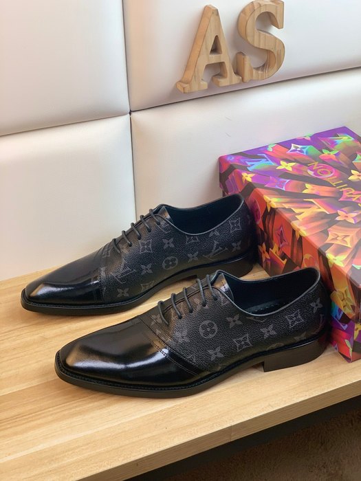 Shoes Louis Vuitton business oxford Black 001