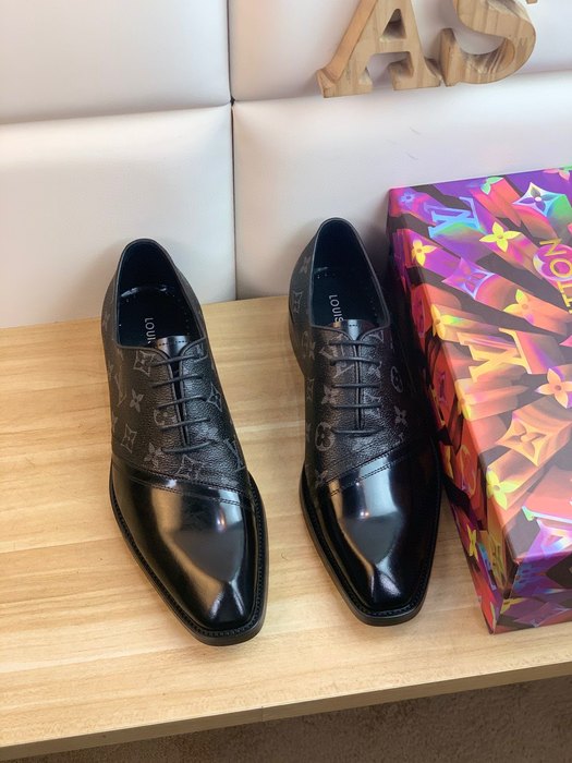Shoes Louis Vuitton business oxford Black 001