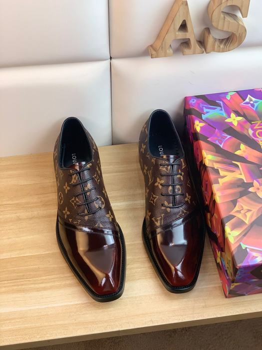 Shoes Louis Vuitton business oxford Brown