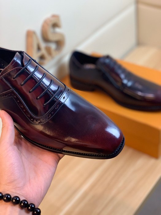 Shoes Louis Vuitton business oxford Burgundy