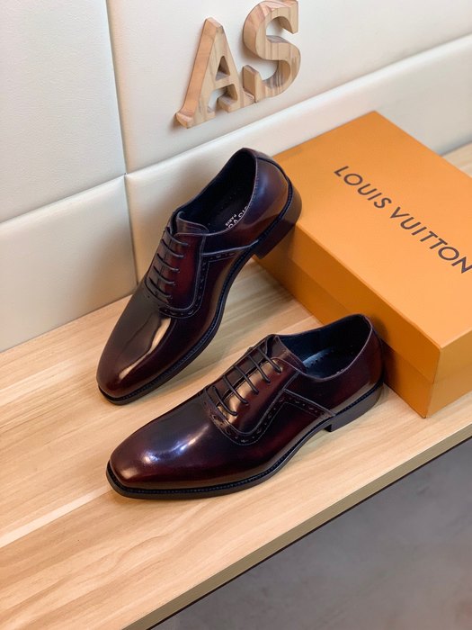Shoes Louis Vuitton business oxford Burgundy