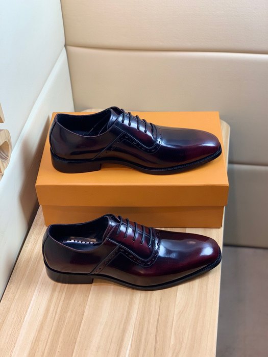 Shoes Louis Vuitton business oxford Burgundy