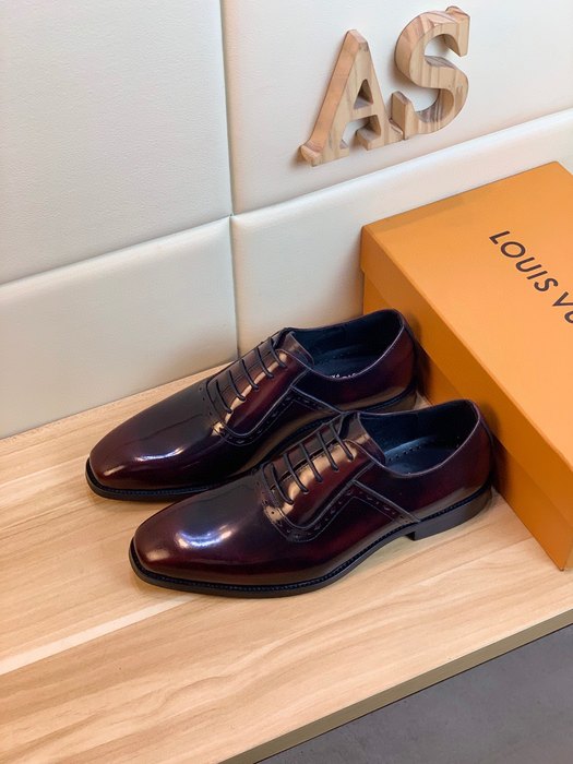 Shoes Louis Vuitton business oxford Burgundy