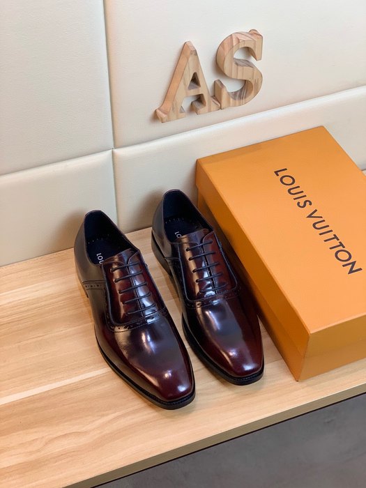 Shoes Louis Vuitton business oxford Burgundy