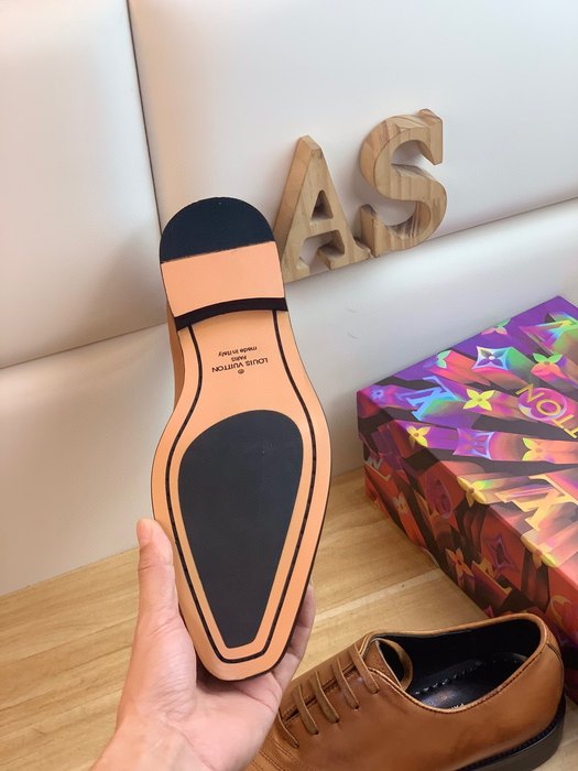 Shoes Louis Vuitton business oxford Tan