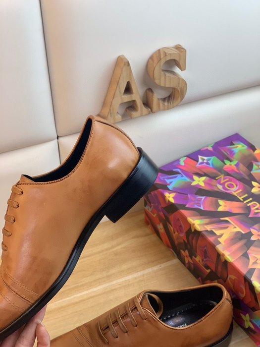 Shoes Louis Vuitton business oxford Tan