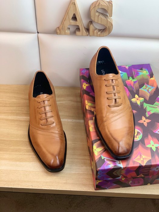 Shoes Louis Vuitton business oxford Tan