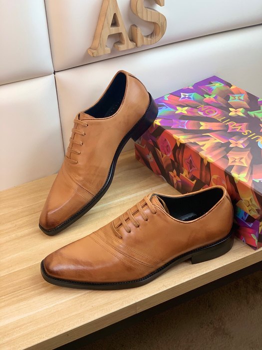 Shoes Louis Vuitton business oxford Tan