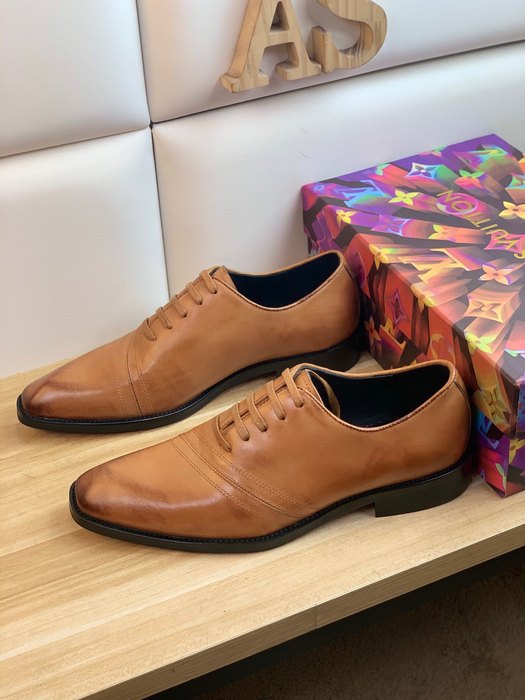 Shoes Louis Vuitton business oxford Tan
