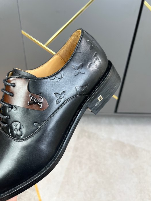 Shoes Louis Vuitton casual leather oxford Black