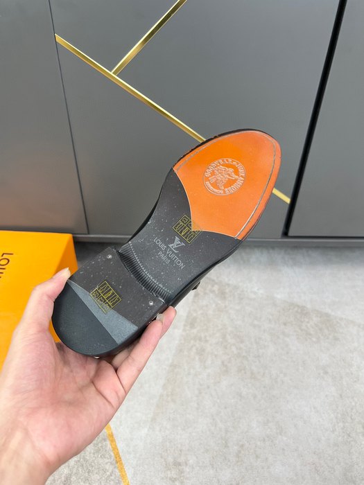 Shoes Louis Vuitton casual leather oxford Black