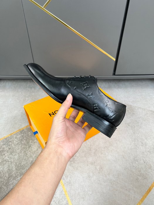 Shoes Louis Vuitton casual leather oxford Black