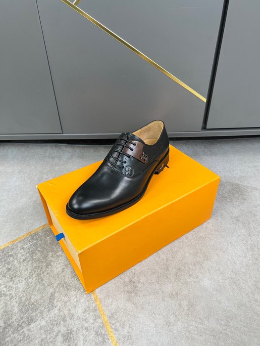 Shoes Louis Vuitton casual leather oxford Black