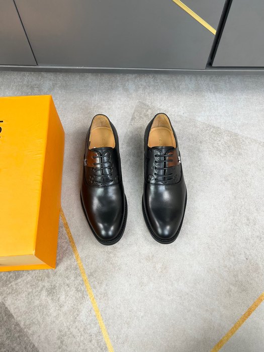 Shoes Louis Vuitton casual leather oxford Black