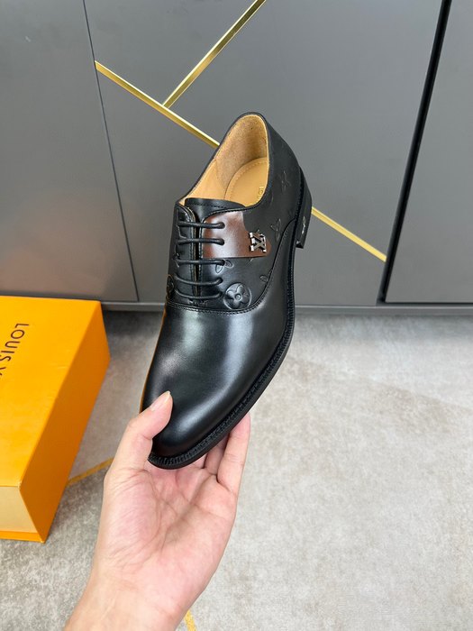 Shoes Louis Vuitton casual leather oxford Black
