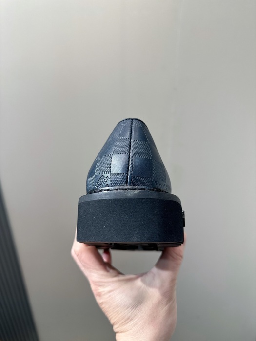 Shoes Louis Vuitton checkerboard derby shoes Blue