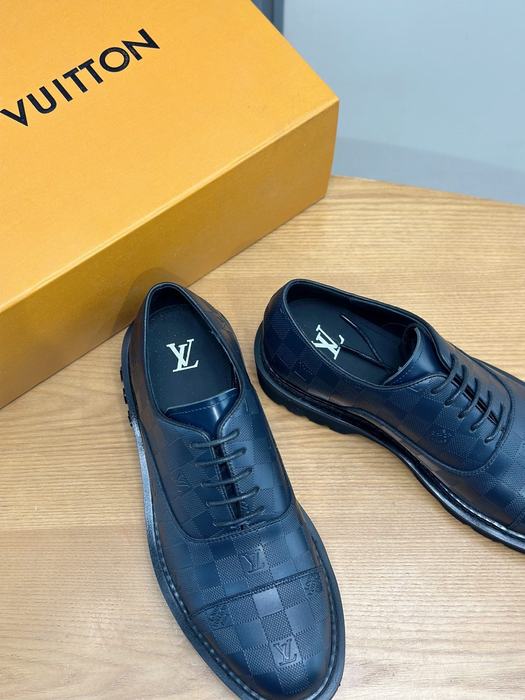 Shoes Louis Vuitton checkerboard derby shoes Blue