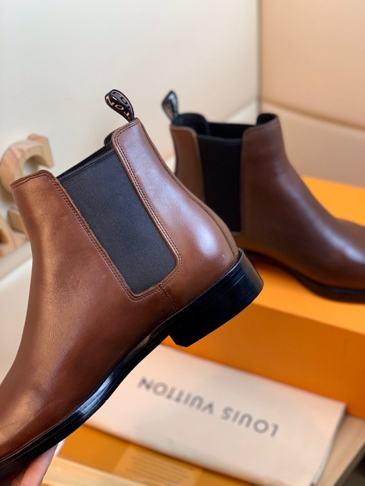 Shoes Louis Vuitton chelsea boots Brown 002