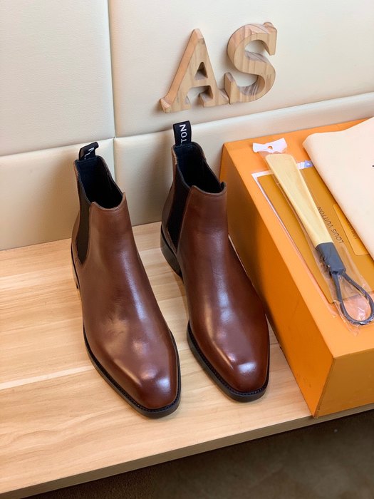 Shoes Louis Vuitton chelsea boots Brown 002
