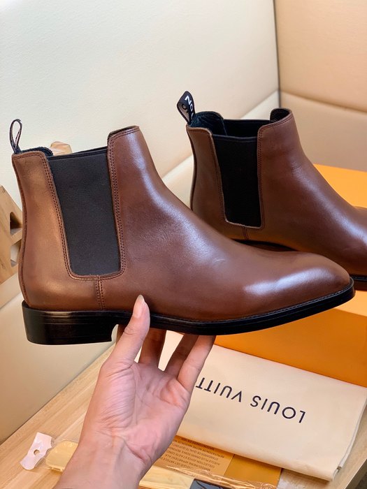 Shoes Louis Vuitton chelsea boots Brown 002