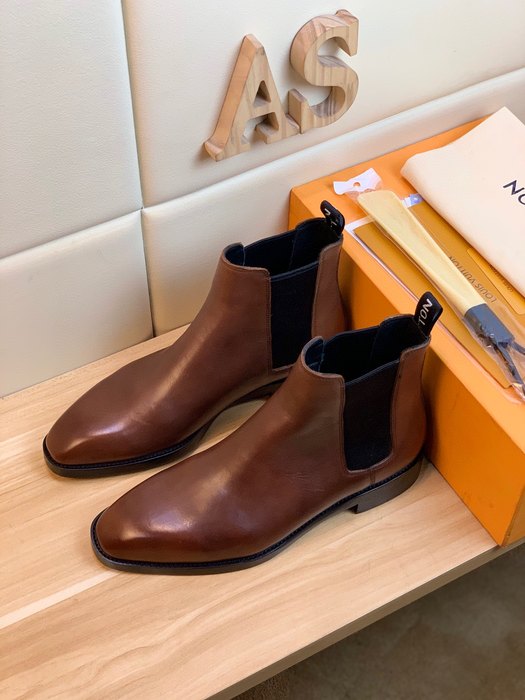 Shoes Louis Vuitton chelsea boots Brown 002