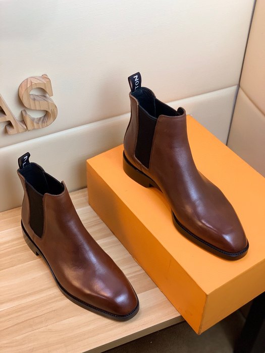 Shoes Louis Vuitton chelsea boots Brown 002