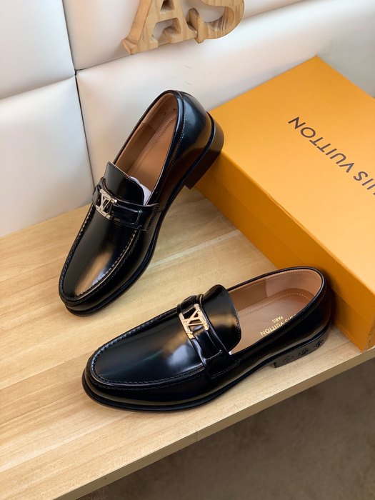Shoes Louis Vuitton dress loafer Black