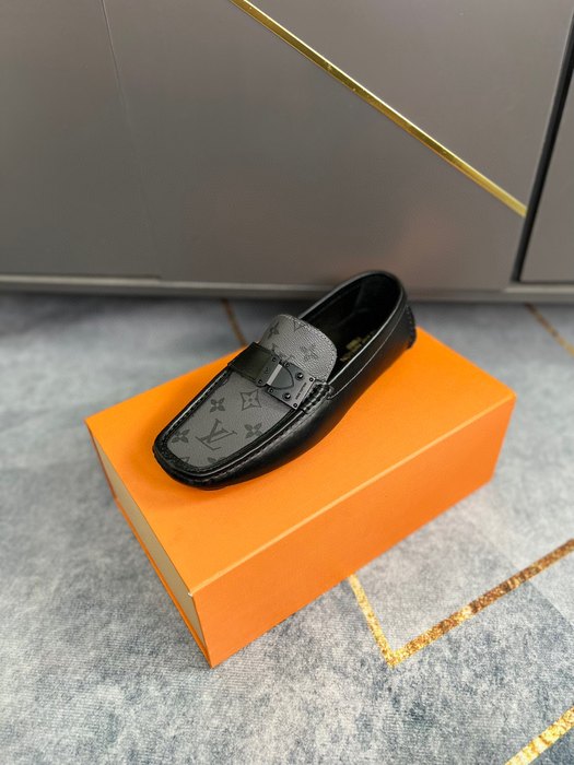 Shoes Louis Vuitton driving loafer Black 001