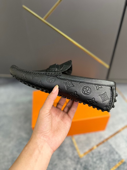 Shoes Louis Vuitton driving loafer Black 002