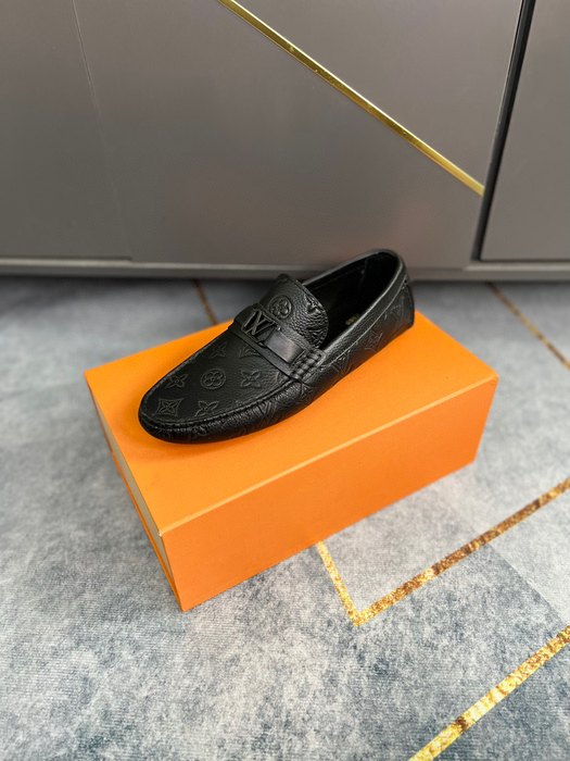 Shoes Louis Vuitton driving loafer Black 002