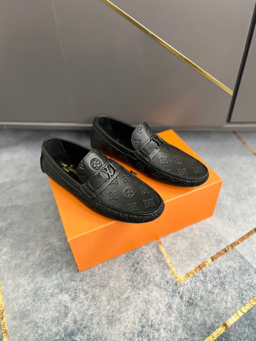 Shoes Louis Vuitton driving loafer Black 002
