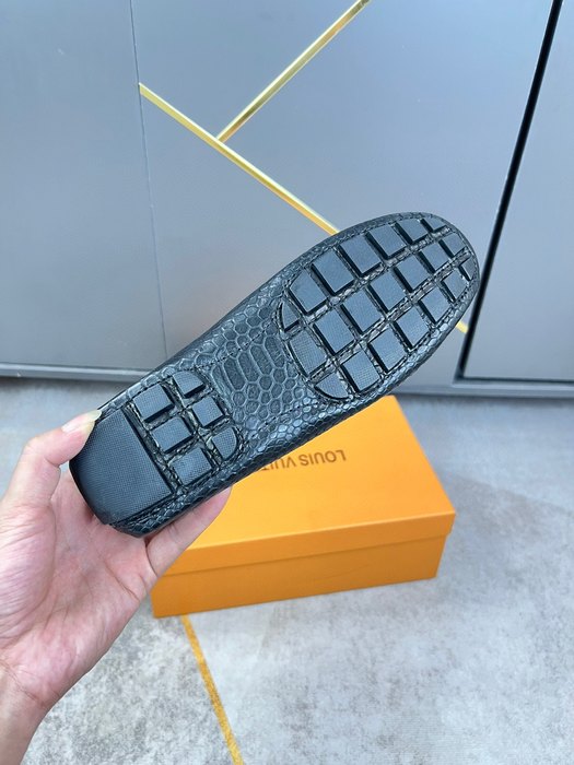 Shoes Louis Vuitton driving loafer Black 004