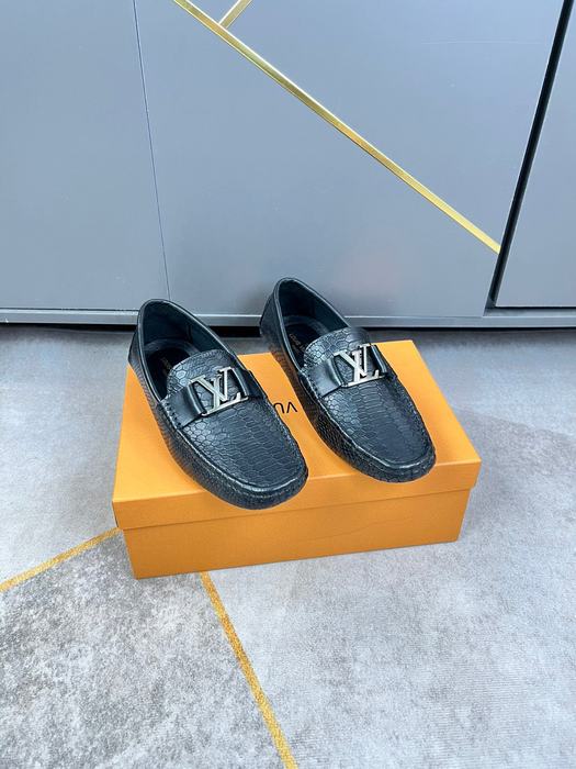 Shoes Louis Vuitton driving loafer Black 004