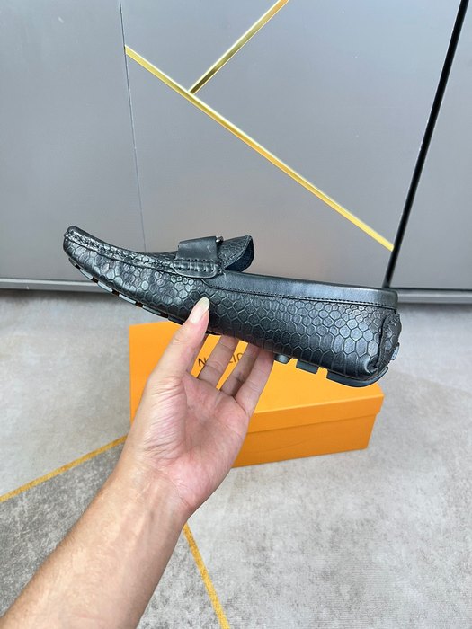 Shoes Louis Vuitton driving loafer Black 004
