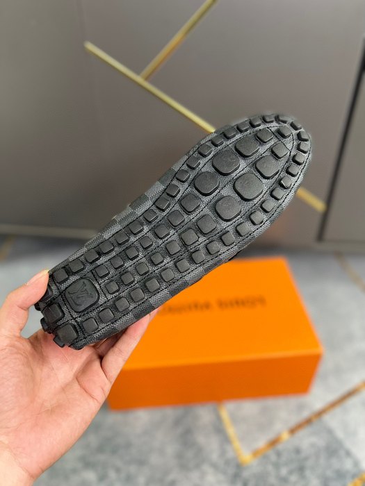 Shoes Louis Vuitton driving loafer Black