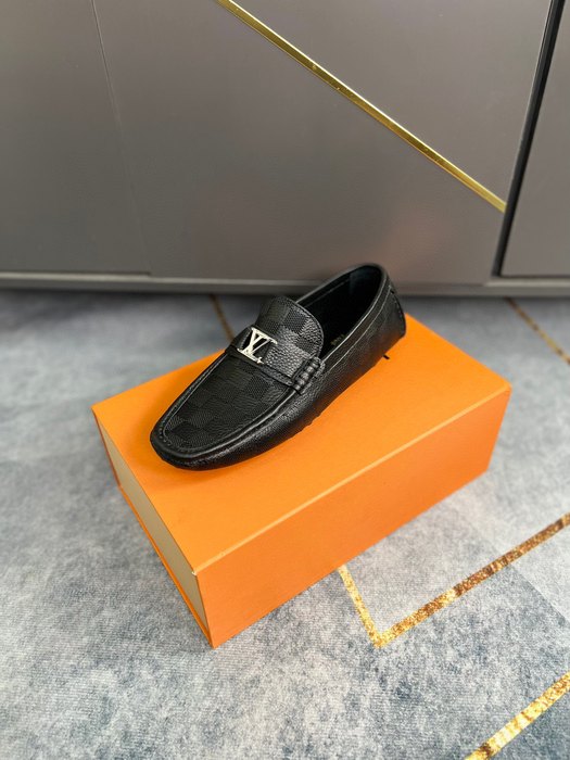 Shoes Louis Vuitton driving loafers Black