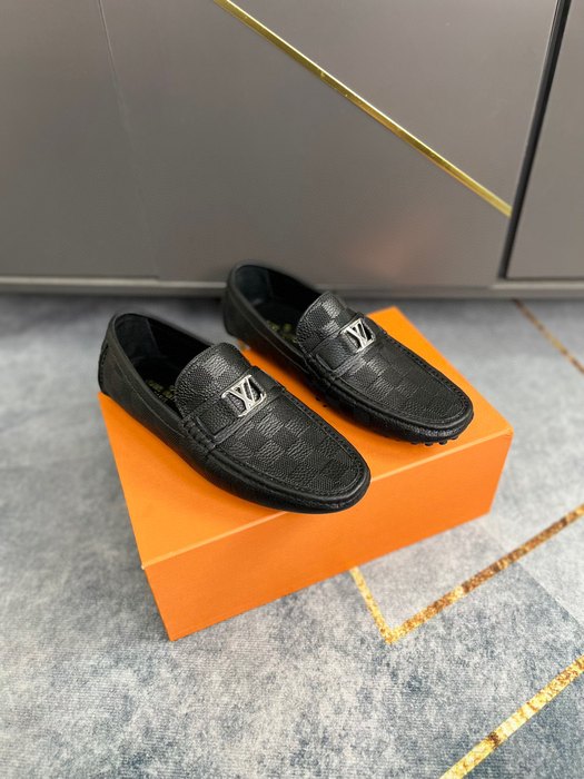 Shoes Louis Vuitton driving loafers Black