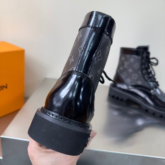 Shoes Louis Vuitton high top casual boots Black