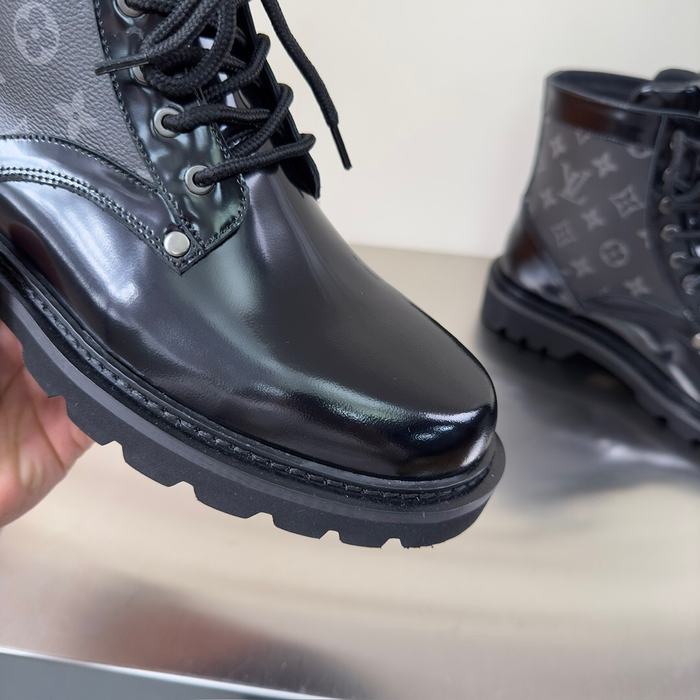 Shoes Louis Vuitton high top casual boots Black