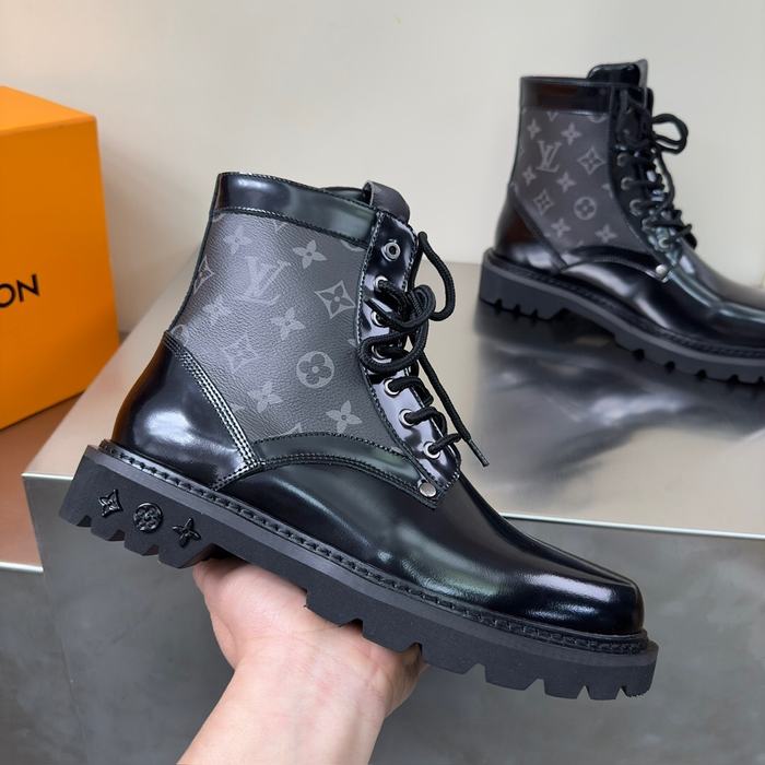 Shoes Louis Vuitton high top casual boots Black