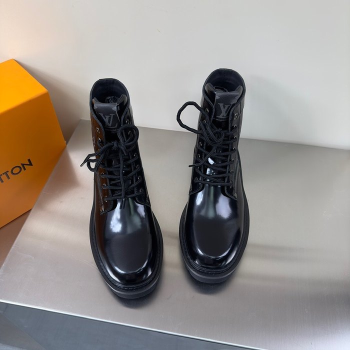 Shoes Louis Vuitton high top casual boots Black