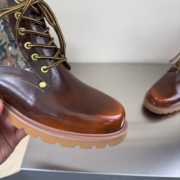 Shoes Louis Vuitton high top casual boots Brown